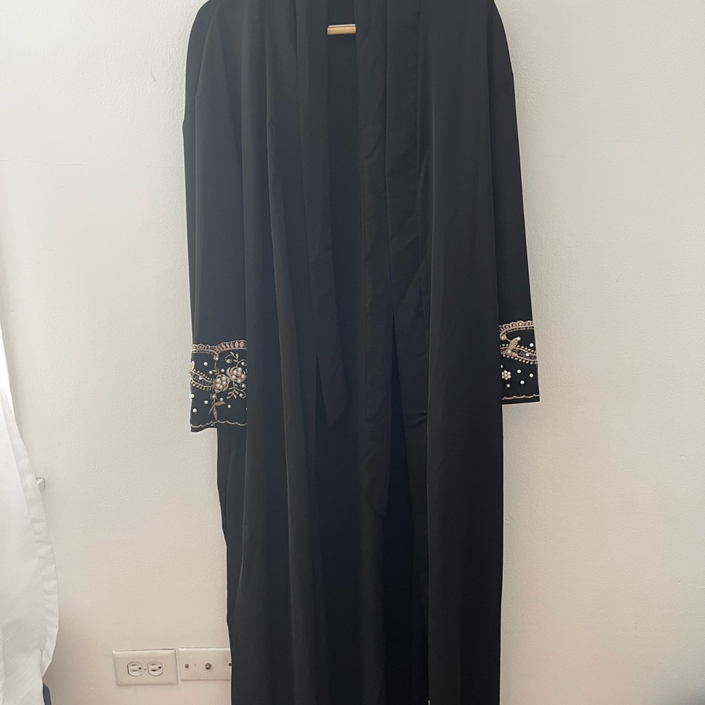 🚫Sold🚫 Black Abaya Dubai Saudi Farasha
Kaftan Jilbab Khimar Hijab Modest
Eid - Picture 6 of 9